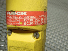 Load image into Gallery viewer, Turck BC20-K40SR-FDZ3X Proximity Sensor 20-250VAC 20-320VDC 3-500mA Used
