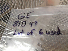 Load image into Gallery viewer, General Electric 81D-47 Thermal Overload Heater Elements Used (Lot of 6)
