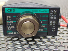 Load image into Gallery viewer, CKD AB42-02-5 Solenoid Valve 200V 50/60Hz 220V 60Hz Used W/ Warranty See Pics
