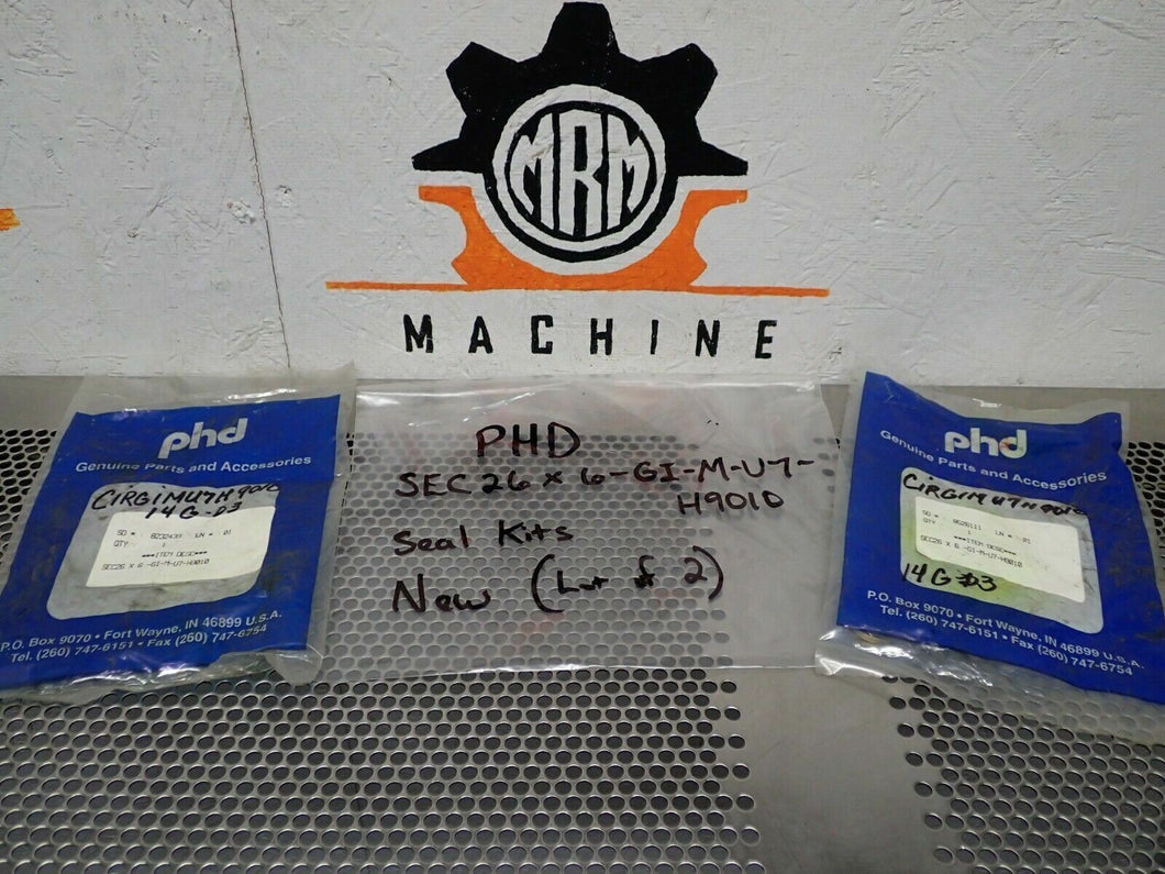 PHD SEC26X6-GI-M-U7-H9010 Repair Kits New (Lot of 2)