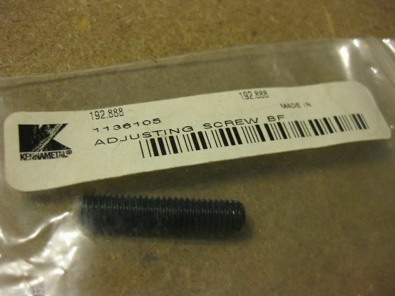 Kennametal 1136105 192.888 Adjusting Screw BF New (Lot of 5)