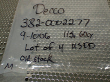 Load image into Gallery viewer, DECCO 382-0002277 9-1006 115V 60Cy Coils Used With Warranty (Lot of 4)
