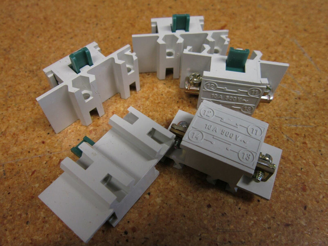 Contact Blocks 10A 500V New Old Stock (Lot of 5)