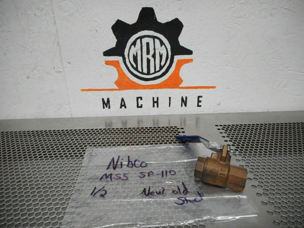 NIBCO MSS SP-110 1/2 Shutt Off Valve New Old Stock