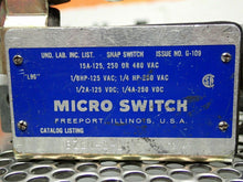 Load image into Gallery viewer, Micro Switch BZLN-2-LH Limit Switch 15A 125, 250 or 480VAC Used With Warranty
