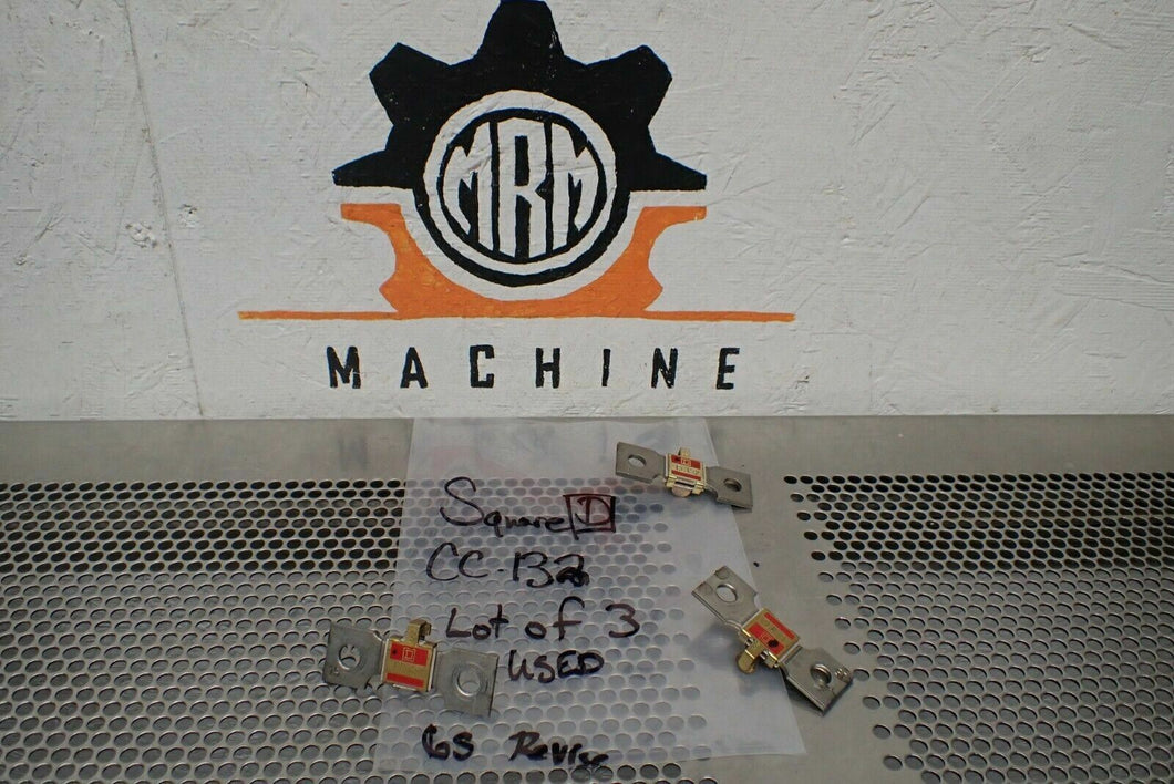 Square D CC.132 Overload Relay Heater Elements Used With Warranty (Lot of 3)