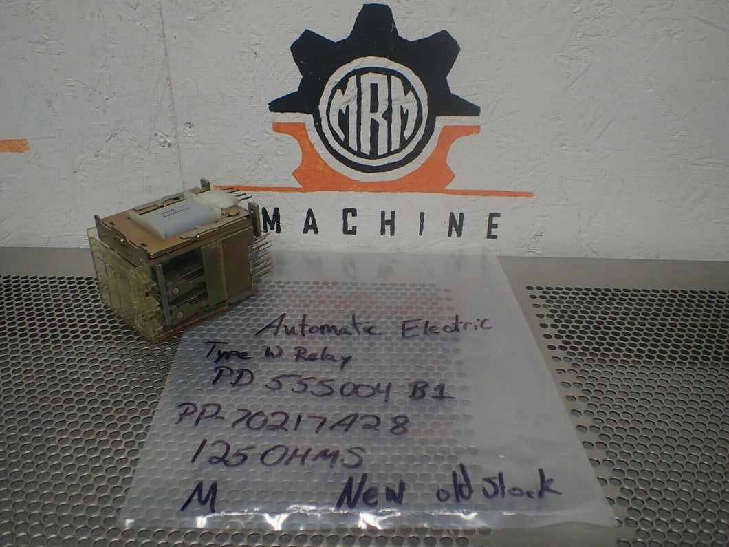 Automatic Electric Type W PP-70217A28 Relay PD 555004 B1 125Ohms New Old Stock