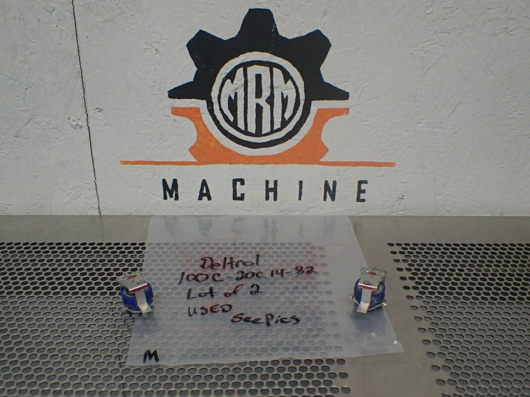 Deltrol 100C-20C14-82 Coils Used With Warranty (Lot of 2) See All Pictures