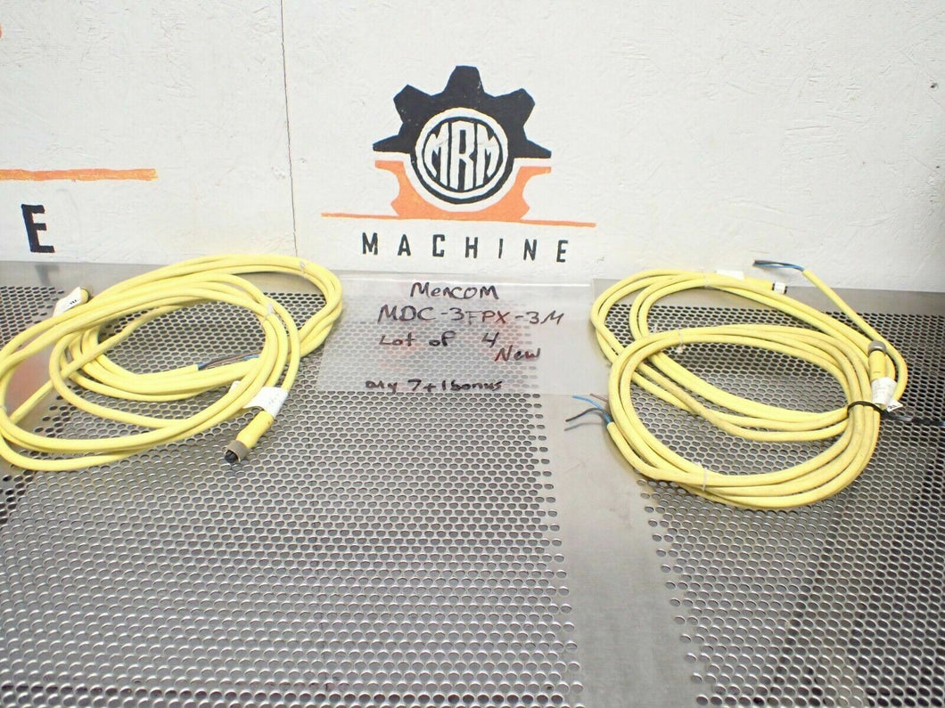 Mencom MDC-3FPX-3M 4A 300V Female Connector New No Box (Lot of 4)