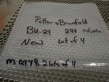 Load image into Gallery viewer, Potter &amp; Brumfield BU-24 24V 50/60Hz Relays New No Box (Lot of 4) See All Pics
