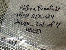 Load image into Gallery viewer, Potter &amp; Brumfield KRPA-11DG-24 24VDC Relays 8 Pin Used With Warranty (Lot of 4)
