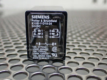 Load image into Gallery viewer, Siemens K10P-11D15-24 Relays 24VDC 8 Blade Used With Warranty (Lot of 3)
