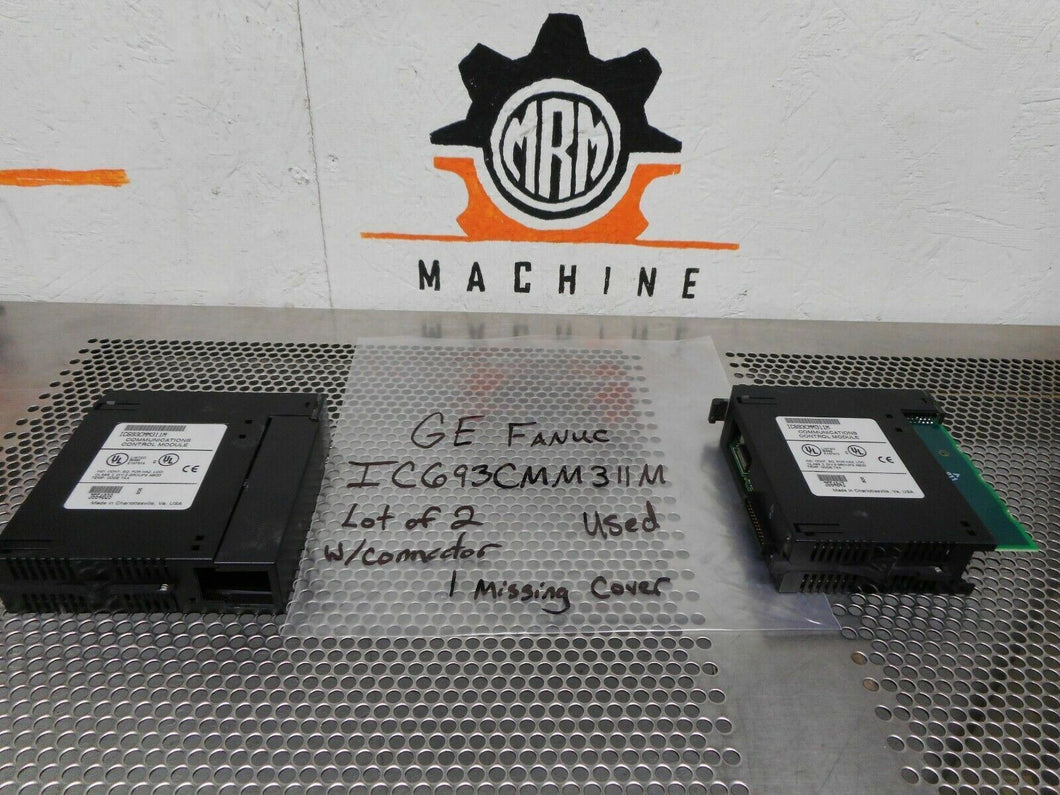 GE Fanuc IC693CMM311M Communications Control Module Used Warranty (Lot of 2)