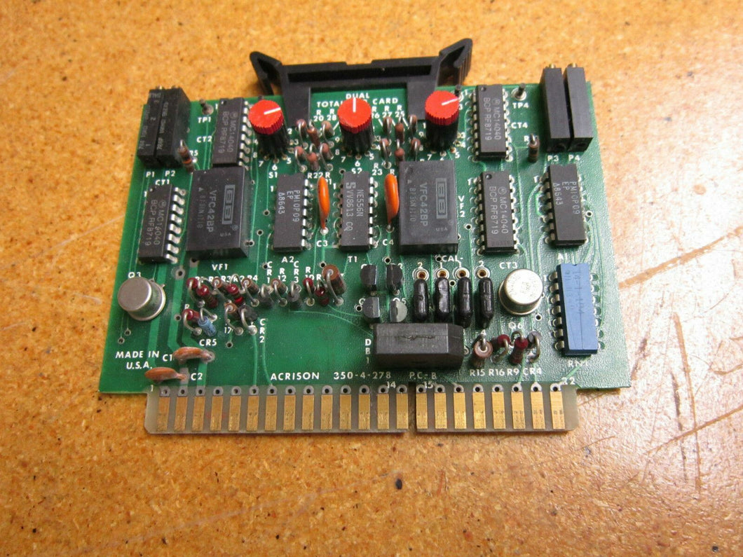 ACRISON 350-4-310 System Totalizer Card