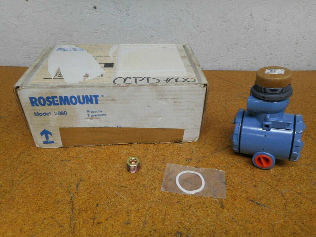 ROSEMOUNT Model 2090 PG1A22A1 Pressure Transmitter 0-2.86 PSI 4-20mA New