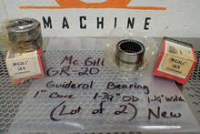 Load image into Gallery viewer, McGill GR-20 Guiderol Bearings 1-1/4&quot; Bore 1-3/4&quot; OD 1-1/4&quot; Wide New (Lot of 2)
