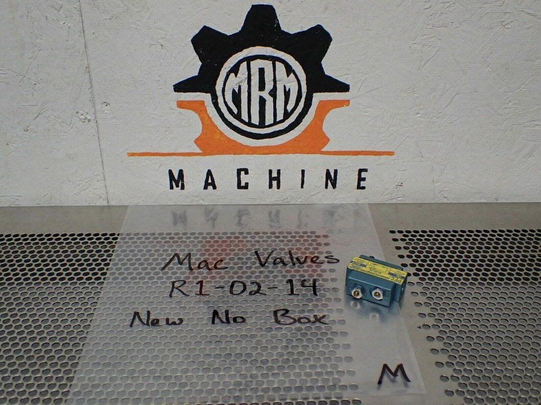 Mac Valves R1-02-14 Pressure Flow Valve Regulator New Old Stock