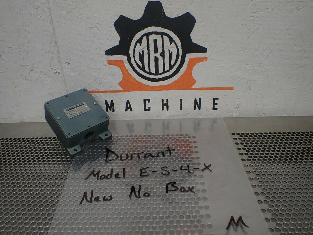 Durrant Model E-S-4-X Lever Operated Contactor New Old Stock