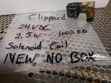 Load image into Gallery viewer, Clippard 24VDC 2.5W 100%ED Solenoid Coil With Connector New No Box
