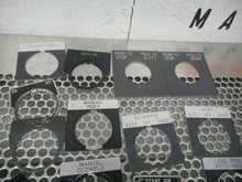 Load image into Gallery viewer, Pushbutton Switch Legend Name Plates Used (Mixed Lot Of 46 Plates)

