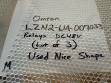 Load image into Gallery viewer, Omron LZN2-UA-007033 Relays DC48V Used With Warranty (Lot of 3) See All Pictures
