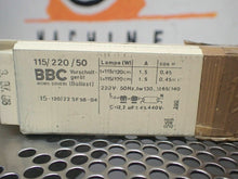 Load image into Gallery viewer, BBC 115/220/50 15-120/22SF58-D4 Ballasts Used With Warranty (Lot of 4)
