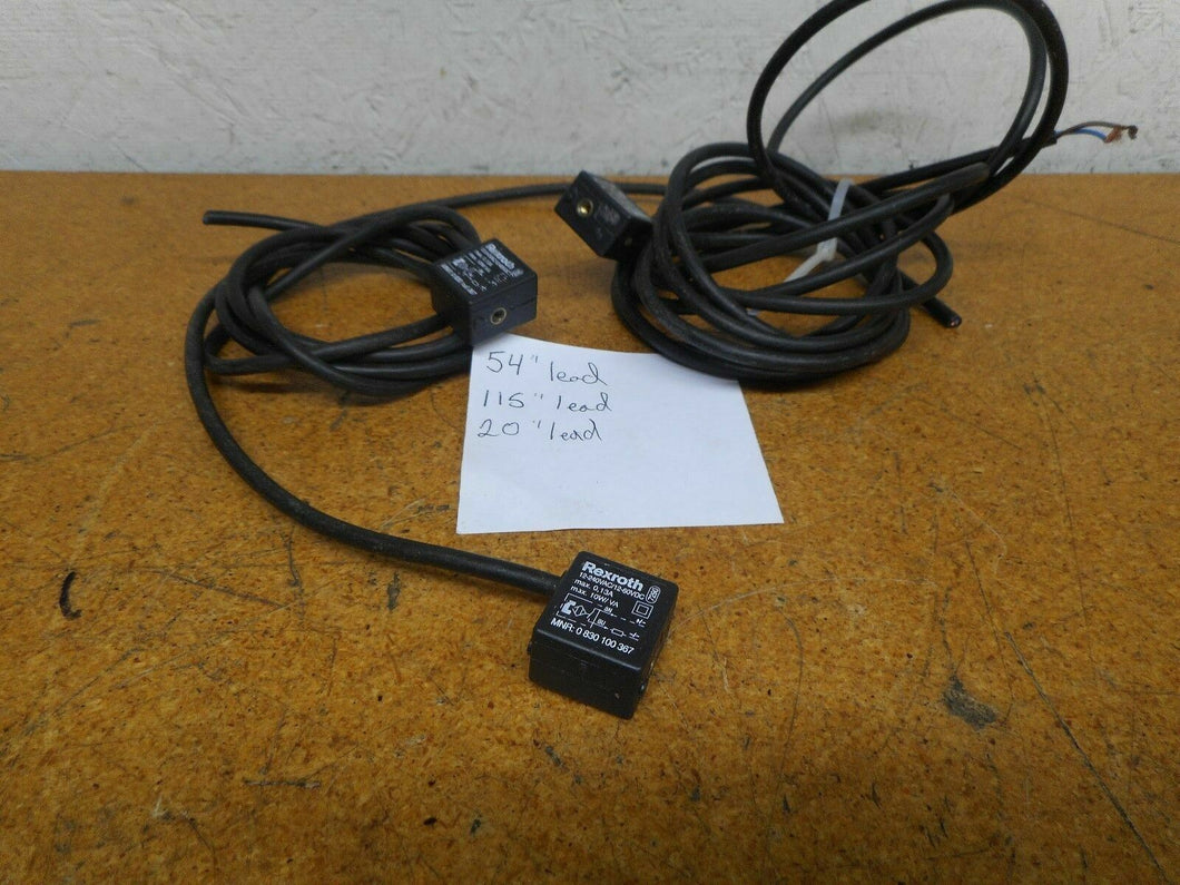Rexroth 0830100367 Proximity Sensor 12-240VAC/12-60VDC 0,13A 10W/VA (Lot of 3)