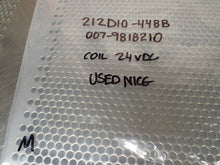 Load image into Gallery viewer, 212D10-448B 007-9818210 Relay 24VDC Coil Used With Warranty
