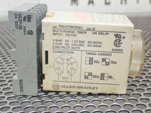 Load image into Gallery viewer, Allen Bradley 700-HTM12NA1 Ser A Relays 0-60Sec W/ Idec SR2P-02 &amp; Dayton 5X852E
