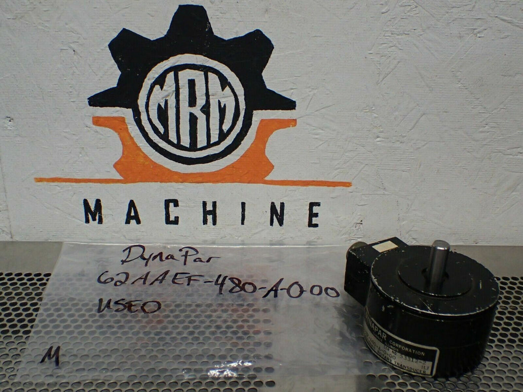 DYNAPAR 62AAEF-480-A-0-00 HJ Rotopulser Rotary Transducer Used With Warranty