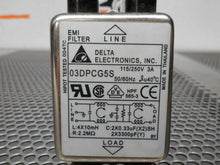 Load image into Gallery viewer, Delta Electronics 03DPCG5S EMI Filter 115/250V 3A 50/60Hz Used With Warranty
