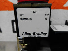 Load image into Gallery viewer, Allen Bradley 800MR-B6 Ser A (2) Red Pushbuttons &amp; 800M-XAK Ser A Contact Blocks
