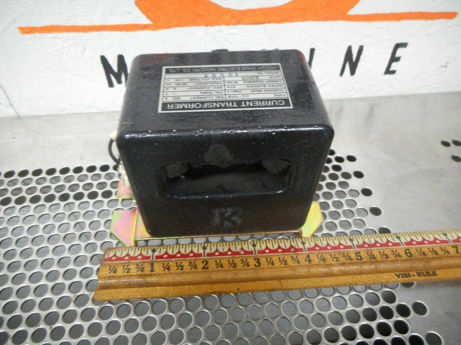 Chuo Machine CHUO ELECTRIC CC-10TB 300A 50/60Hz 1150V Current Transformer Used With ...