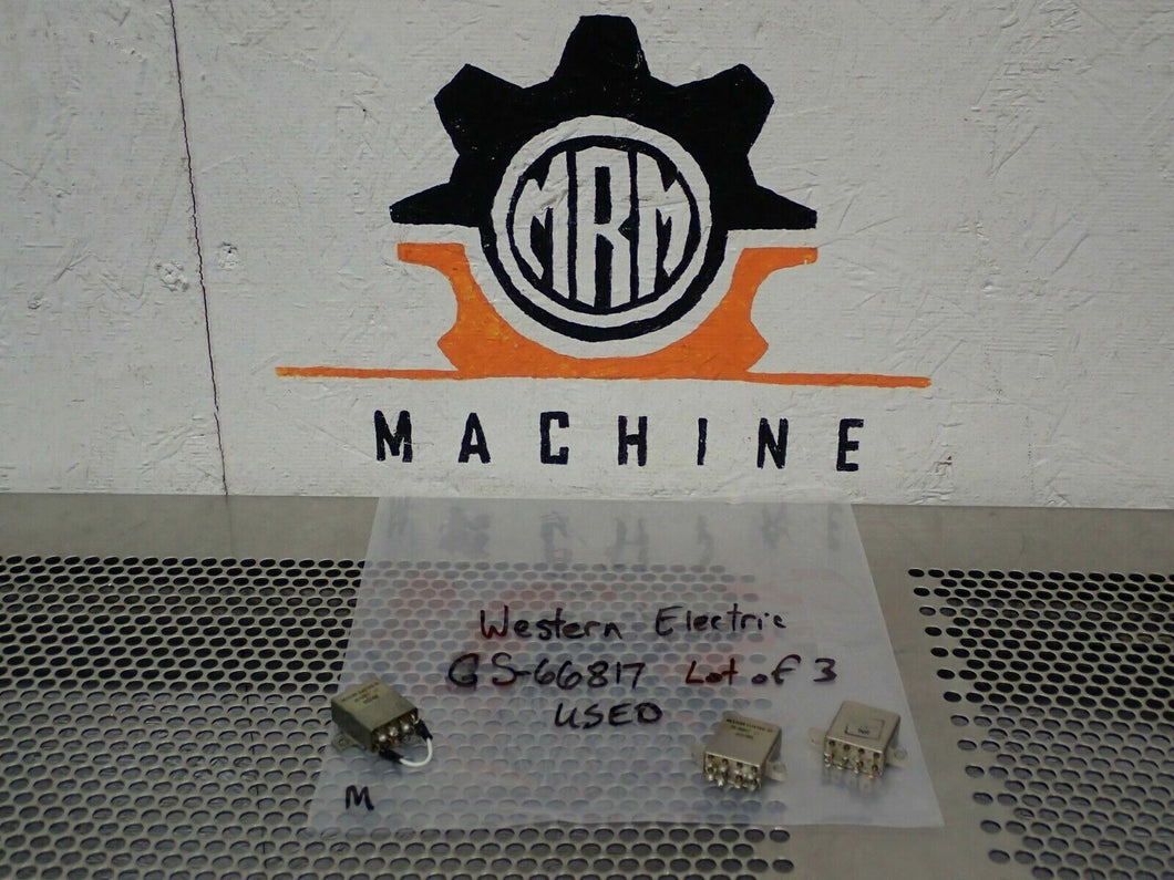Western Electric GS-66817 Relays Used With Warranty (Lot of 3) See All Pictures