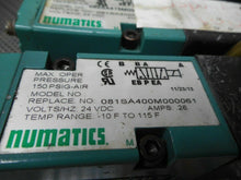 Load image into Gallery viewer, Numatics (4) 081SA402M000061 (1) 082SA415M00??? Valves &amp; (5) 082RS125U000000
