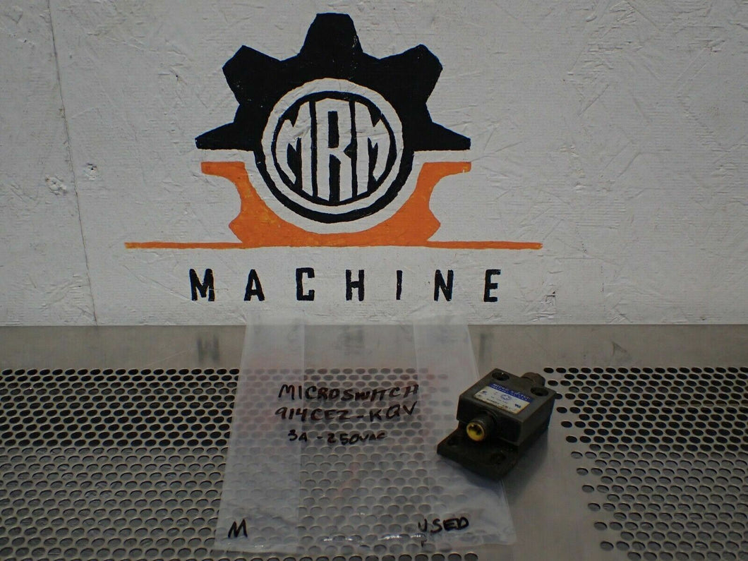 Micro Switch 914CE2-KQV Limit Switch 3A 250VAC Used With Warranty