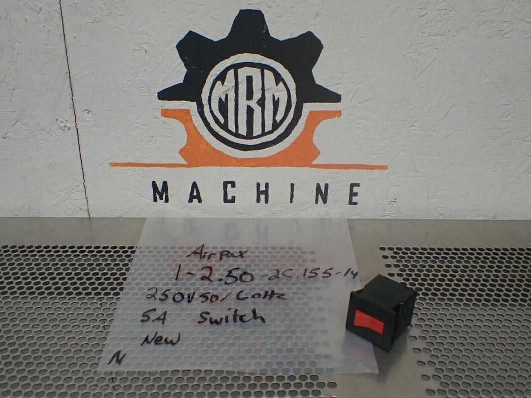 Airpax 1-2.50-2C.155-14 Circuit Breaker 250V 50/60Hz 5A New No Box See Pictures