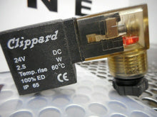 Load image into Gallery viewer, Clippard 24VDC 2.5W 100%ED Solenoid Coil With Connector New No Box
