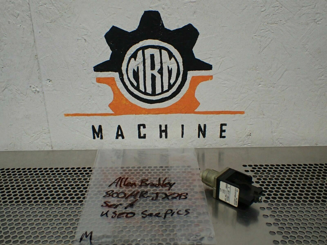 Allen Bradley 800MR-JX2B Ser A Selector Switch (No Knob) Used With Warranty