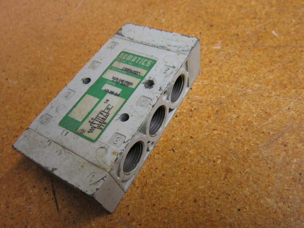 Numatics 123PA4520 Valve 14.5-145 PSIG 1-10 BAR
