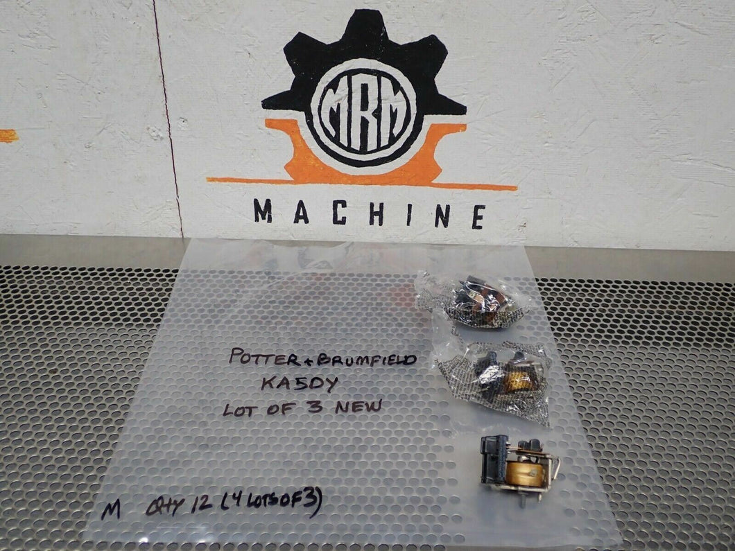 Potter & Brumfield KA5DY SPDT 5A 24VDC Relays New Old Stock (Lot of 3)