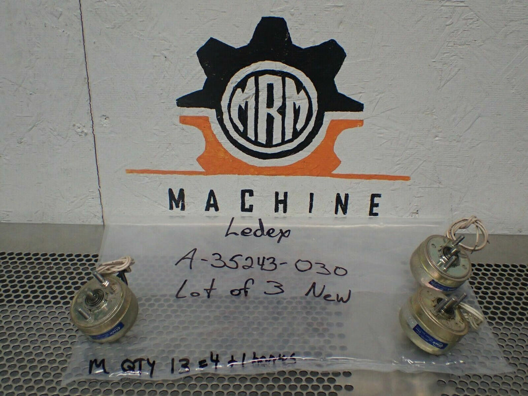 Ledex Inc. A-35243-030 Rotary Solenoids New Old Stock (Lot of 3) See All Pics