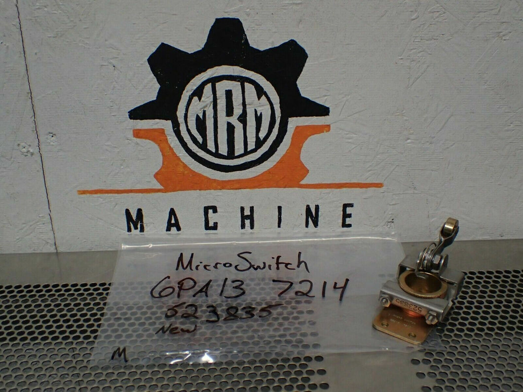 Micro Switch 6PA13 7214 523835 Sealed Switch New Old Stock See All Pictures