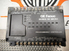 Load image into Gallery viewer, GE Fanuc IC693UDR001EP1 Series 90 MICRO Programmable Controller 100-240VAC Used
