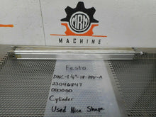 Load image into Gallery viewer, FESTO DNC-1-1/4&quot;-18-PPV-A 23046847 Pneumatic Cylinder 10Bar 145PSI Used Warranty
