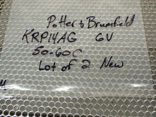 Load image into Gallery viewer, Potter &amp; Brumfield KRP14AG 6V 50-60C Relays 11Pin New Old Stock (Lot of 2)
