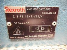 Load image into Gallery viewer, Rexroth Z2 FS 16-31/S2/V R900473688 Valve &amp; Plate Used Nice Shape With Warranty
