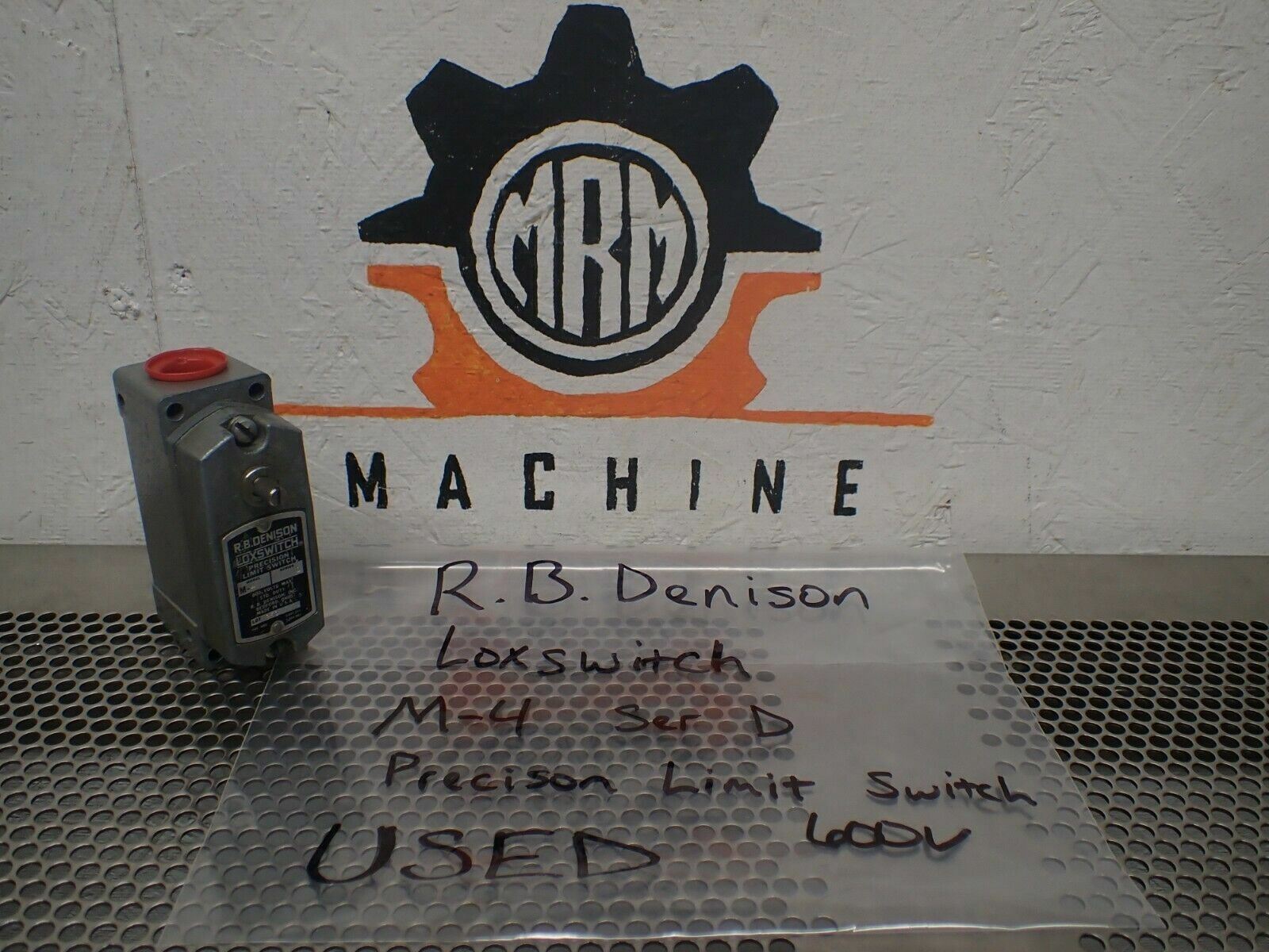 RB Denison Loxswitch Model M-4 Ser D Precision Limit Switch 600VAC Use ...