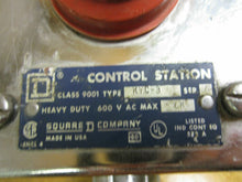 Load image into Gallery viewer, Square D KYC-3 Ser A CONTROL STATION 3UNIT NEMA4 SS ENCLOSURE
