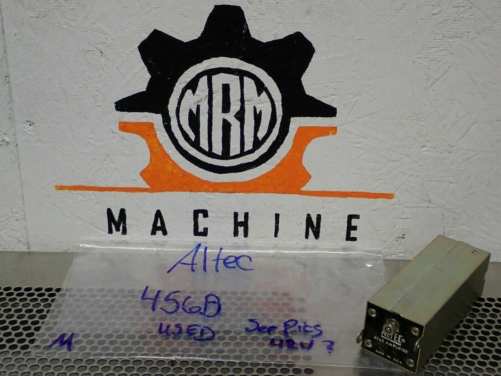 ALTEC 456B Amplifier 24V-48V 11 Pin See All Pictures Used With Warrant ...